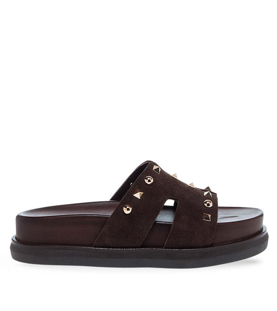 Womens Leather Flatforms Maison Minrelle 11633157
