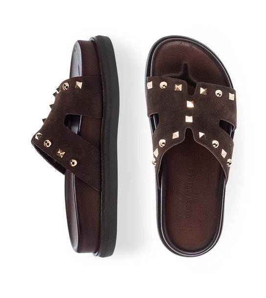 Womens Leather Flatforms Maison Minrelle 11633157