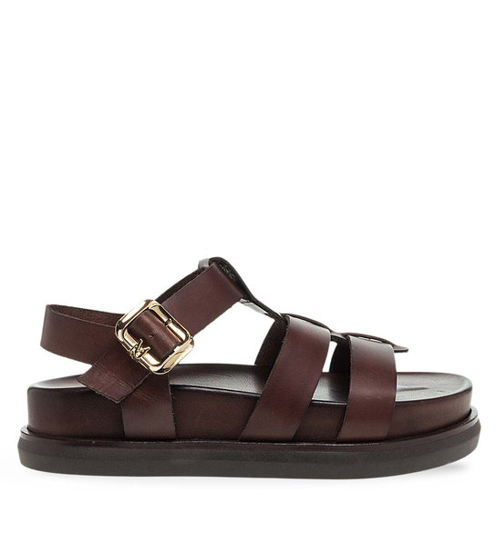 Womens Leather Sandals Maison Minrelle 11633160