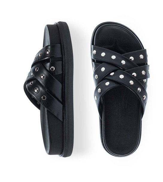 Womens Leather Flatforms Maison Minrelle 11633159