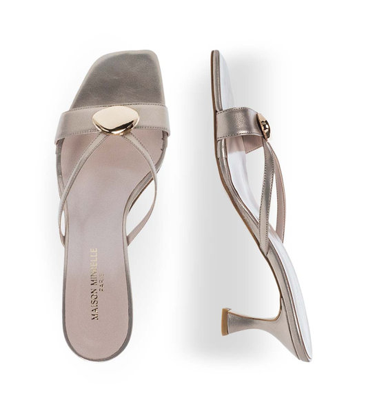 Womens Leather Mules Maison Minrelle 13033048