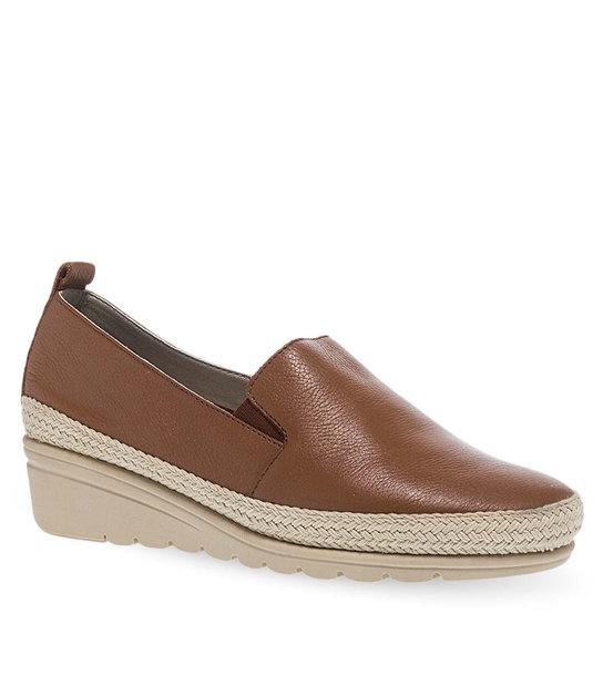 Γυναικεία Δερμάτινα Slip On Παπούτσια Parex 12931009