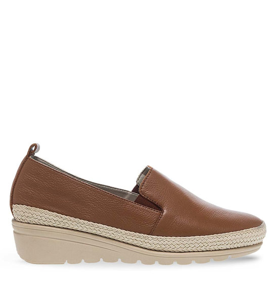 Γυναικεία Δερμάτινα Slip On Παπούτσια Parex 12931009