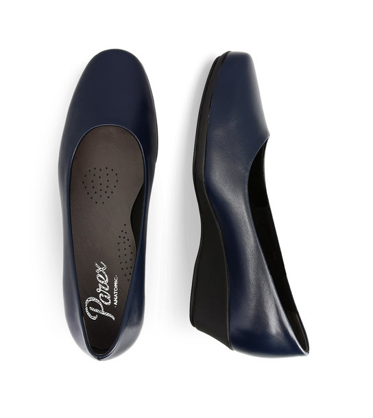 Γυναικεία Δερμάτινη Πλατφόρμα-Μπαλαρίνα Parex