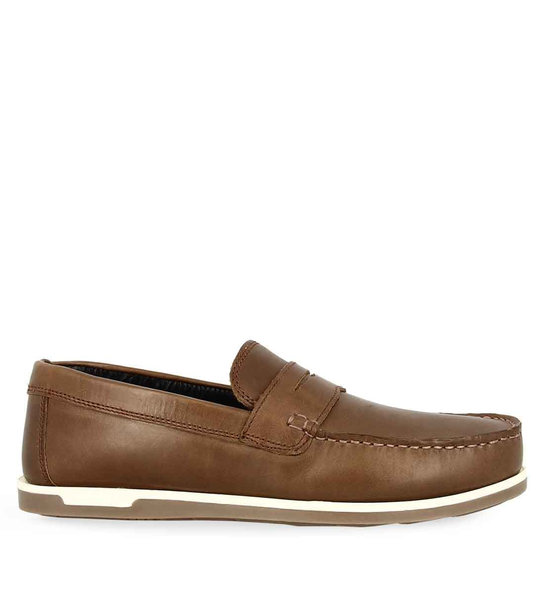 Μens Leather Moccasins Parex 10525000