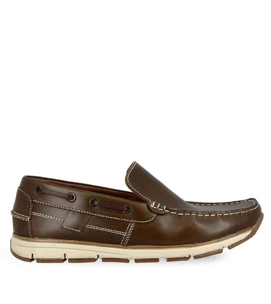 Μens Leather Moccasins Parex 10525001