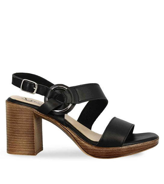 Womens Leather Heeled Sandals Parex 11625101