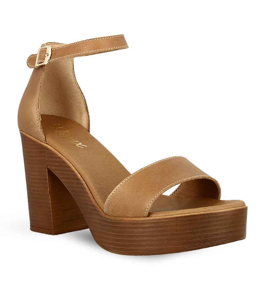 Γυναικεία Δερμάτινα Ψηλά Πέδιλα Parex 11625108