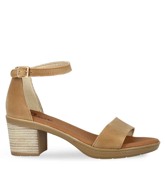 Womens Leather Heeled Sandals Parex 11625110
