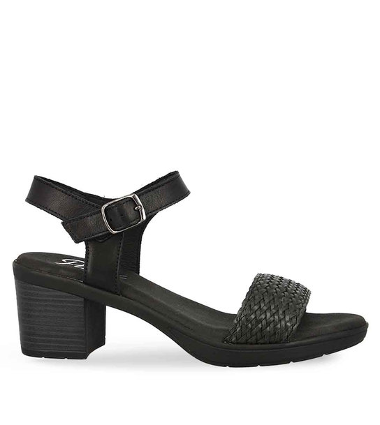 Γυναικεία Δερμάτινα Πέδιλα Με Τακούνι Parex 11625112