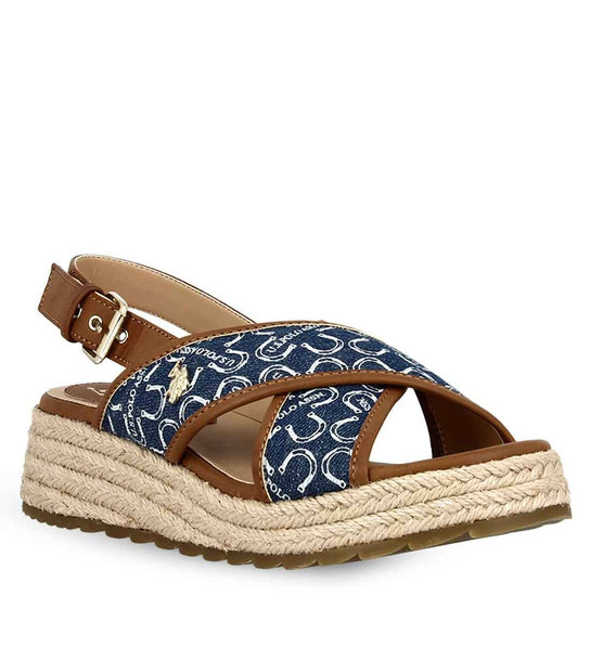 Γυναικείες Πλατφόρμες U.S. Polo Assn. Kate005 Cuo-Blu01