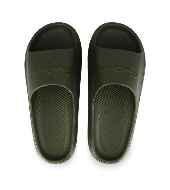 Ανδρικές Beach Slide Σαγιονάρες Θαλάσσης Pepe Jeans Pms70119 765 Khaki Green