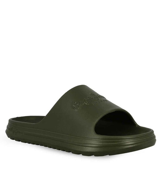 Mens Beach Slide Slides Pepe Jeans Pms70119 765 Khaki Green