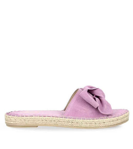 Womens Leather Espadrillas Mules Parex 12023010