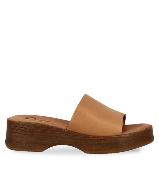 Γυναικεία Δερμάτινα Flatform Parex 12725019