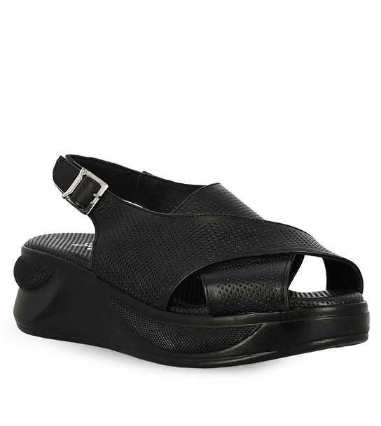 Γυναικεία Δερμάτινα Flatform Parex 12725054