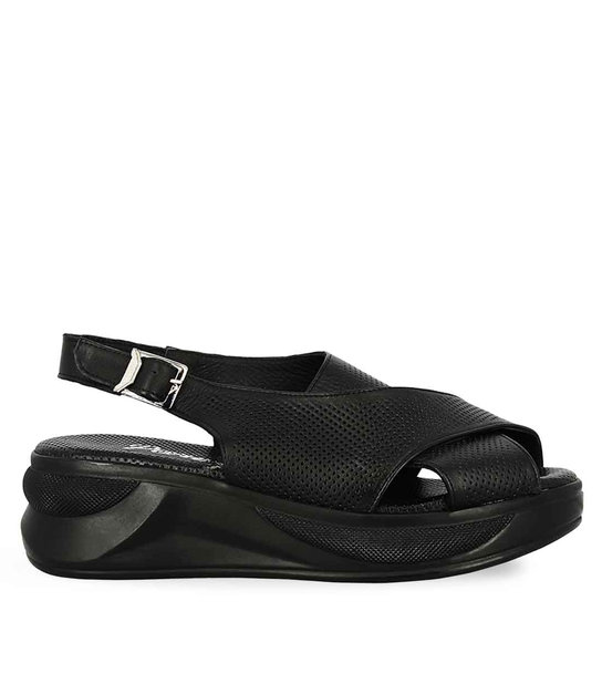 Γυναικεία Δερμάτινα Flatform Parex 12725054