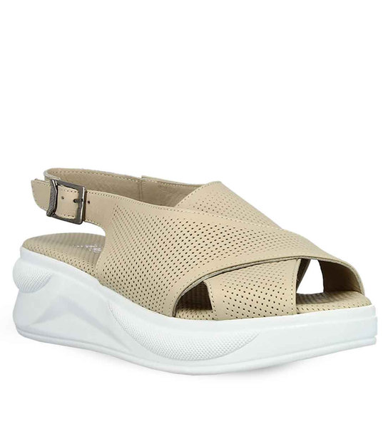 Γυναικεία Δερμάτινα Flatform Parex 12725054