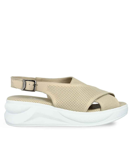 Γυναικεία Δερμάτινα Flatform Parex 12725054