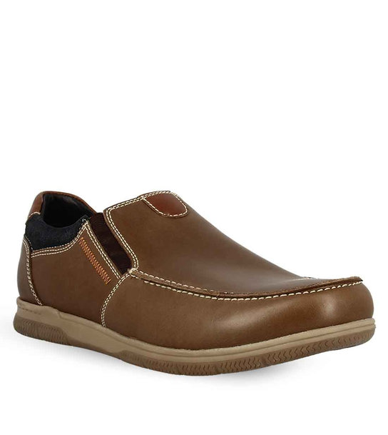 Μen's Leather Loafers Parex 12925001