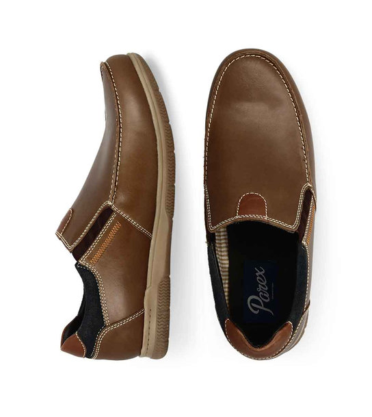 Μens Leather Loafers Parex 12925001