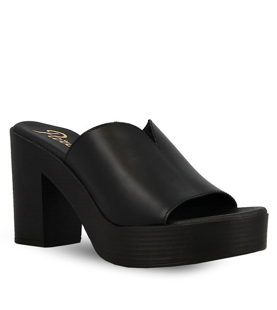 Γυναικεία Δερμάτινα Ψηλά Mule Parex 13025007