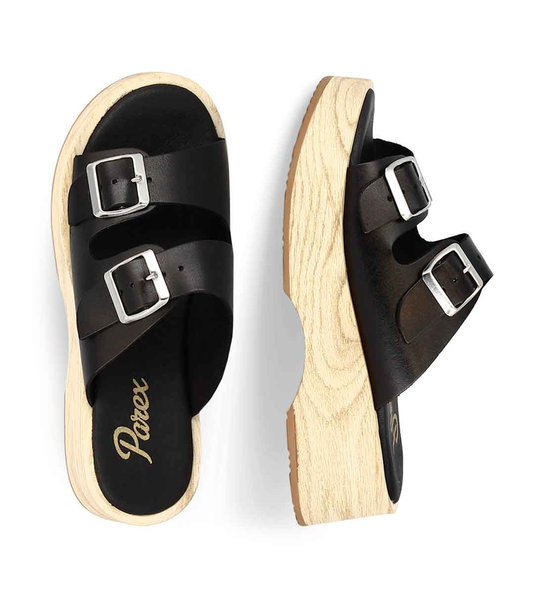 Γυναικεία Δερμάτινα Mules Parex 1001