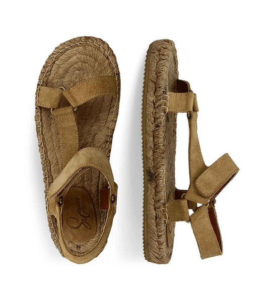 Womens Εσπαντρίγιες Suespadril 2200 Camel Suede