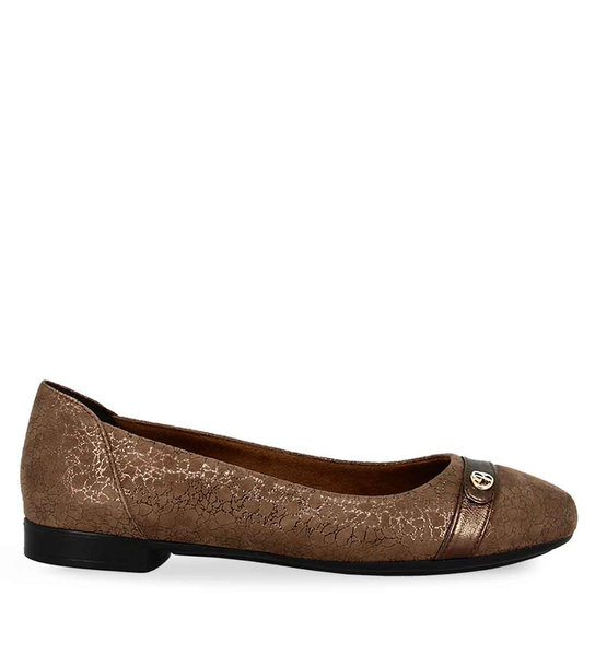 Womens Leather Ballet Flats Parex 10426009