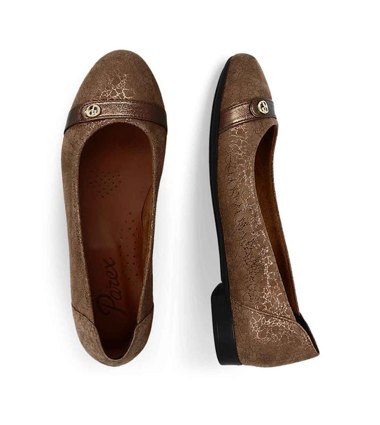Womens Leather Ballet Flats Parex 10426009