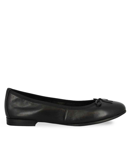 Womens Leather Ballet Flats Tamaris 1-1-22116-29 001