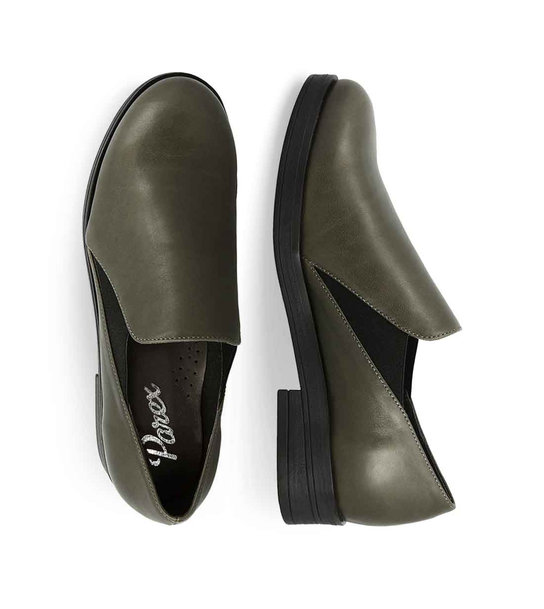 Womens Leather Slip On Shoes Parex 12922013