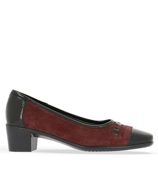 Womens Suede Leather Pumps Parex