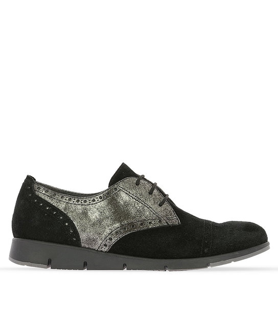 Womens Leather Lace-up Oxfords Parex