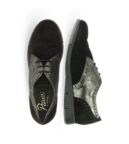 Womens Leather Lace-up Oxfords Parex
