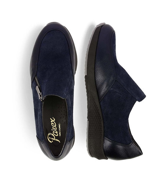 Womens Leather Slip On Zip Up Parex 12320001