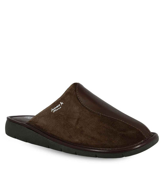 mens leather house slippers sears
