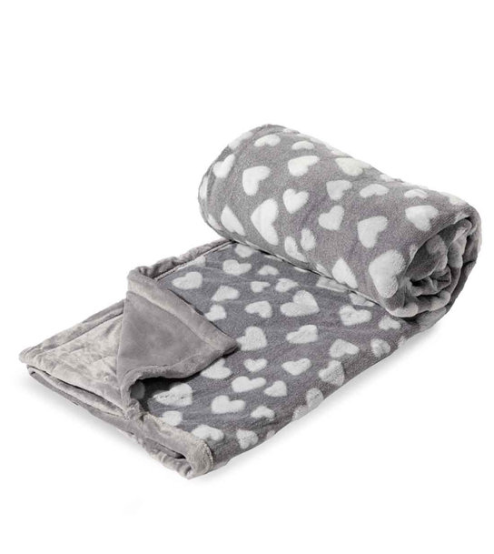 Κουβέρτα Καναπέ Με Καρδιές Parex 52126003