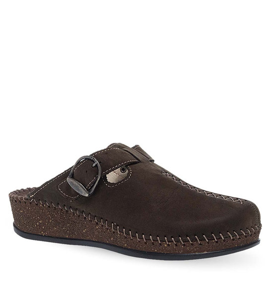 Womens Leather House Slippers Parex 10126295