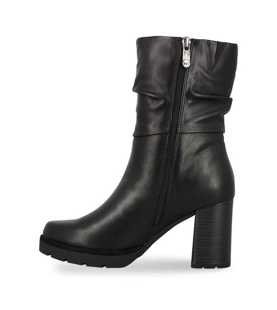 Block Heel Marco Tozzi Black Ankle Boots Marco Tozzi Delo Block
