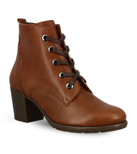 Γυναικεία Δερμάτινα Δετά Μποτάκια Parex 10324079