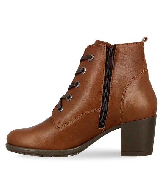 Γυναικεία Δερμάτινα Δετά Μποτάκια Parex 10324079