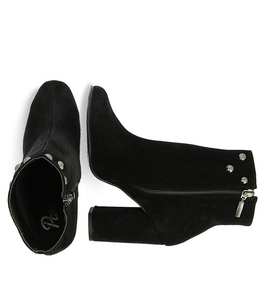 Womens Suede Leather Ankle Boots Parex