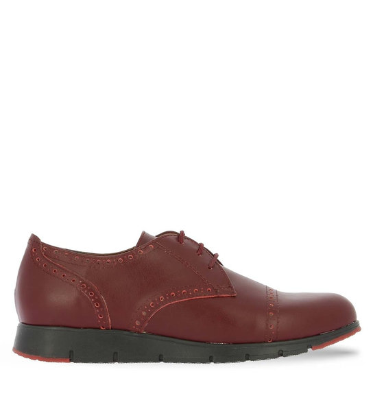 Womens Leather Lace-up Oxfords Parex