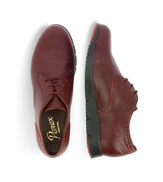 Womens Leather Lace-up Oxfords Parex