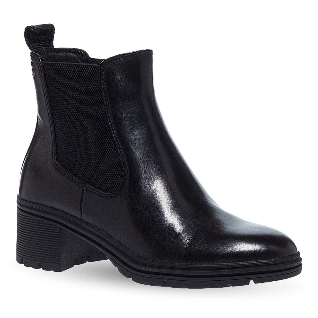 TAMARIS Γυναικεία Δερμάτινα Μποτάκια Tamaris 1-25456-43 001