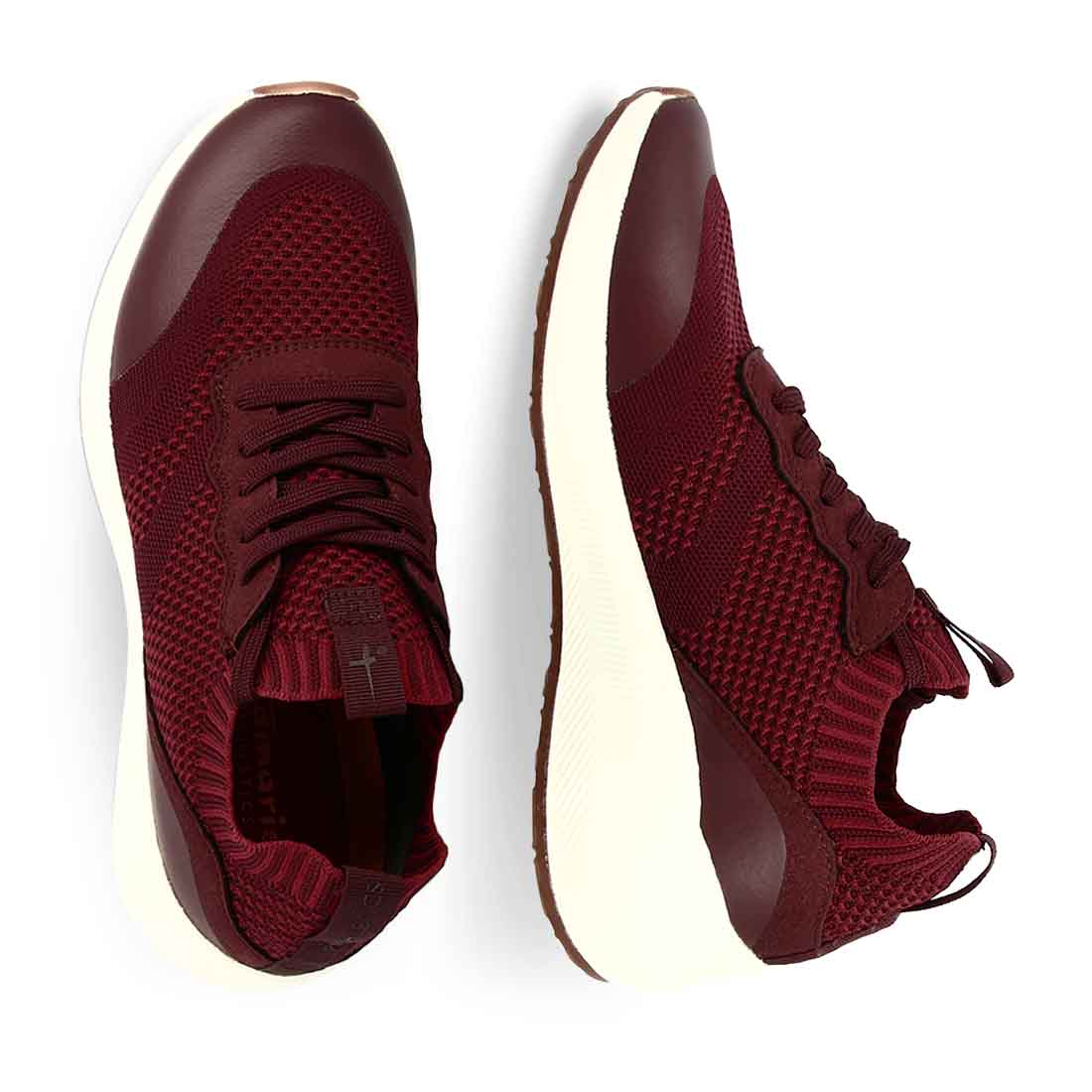 Heel Tamaris Fashletics Bordeaux Women's Sneakers Tamaris 1-1
