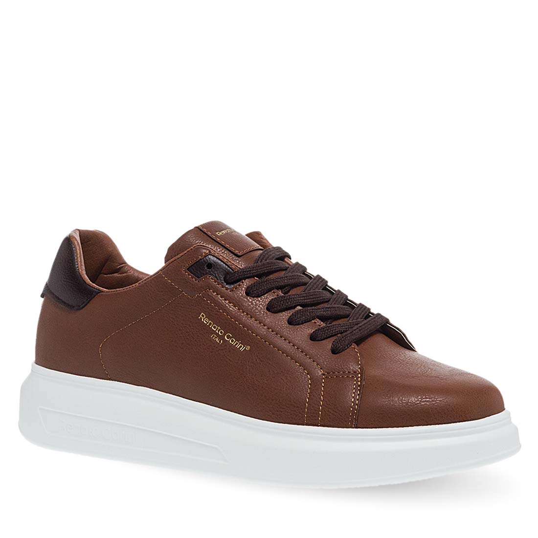 Renato Garini Ανδρικά παπούτσια Sneakers 700-710 Ταμπά Καφέ R57007103J58