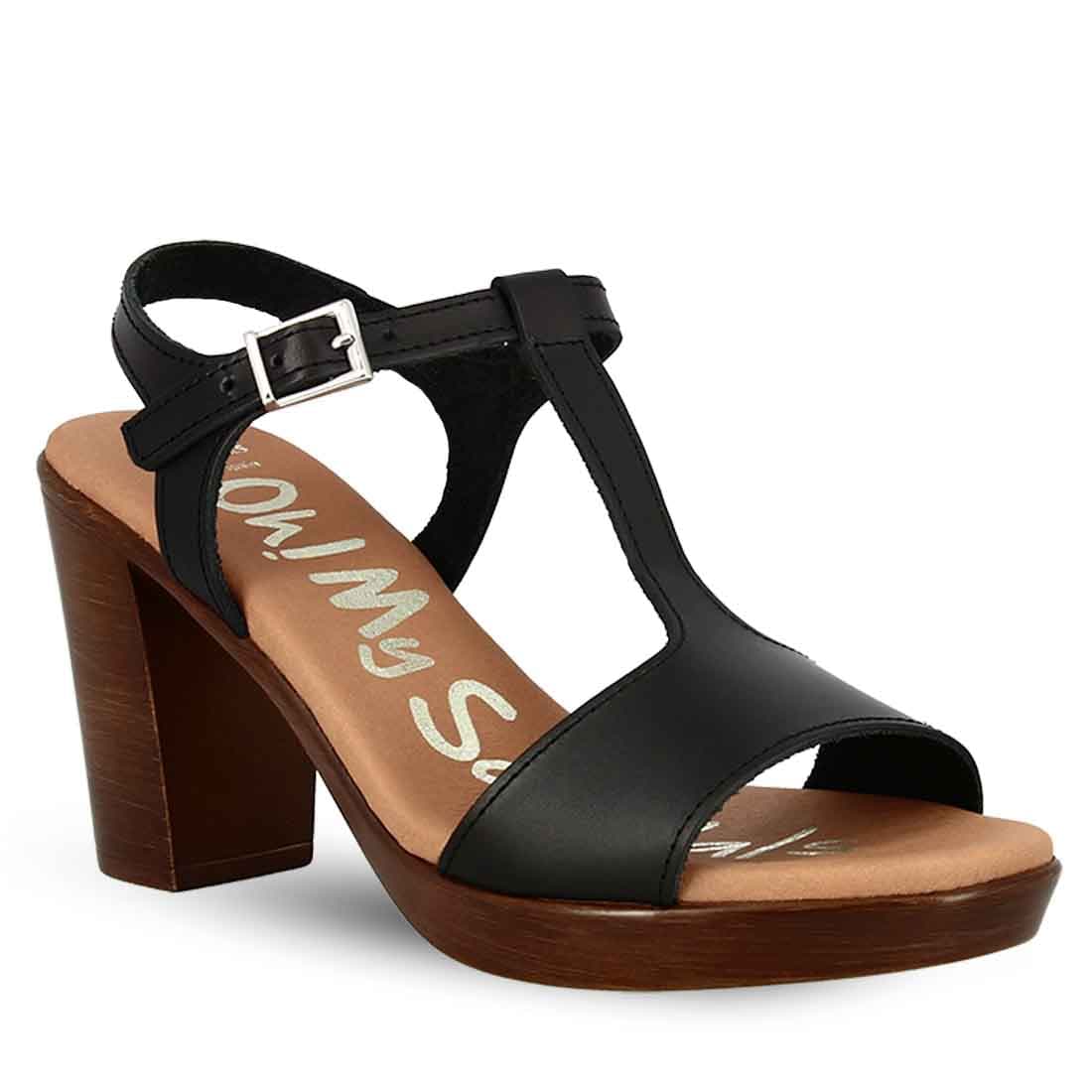 Women's Leather Heeled Sandals Oh My Sandals 4899 - | Parex