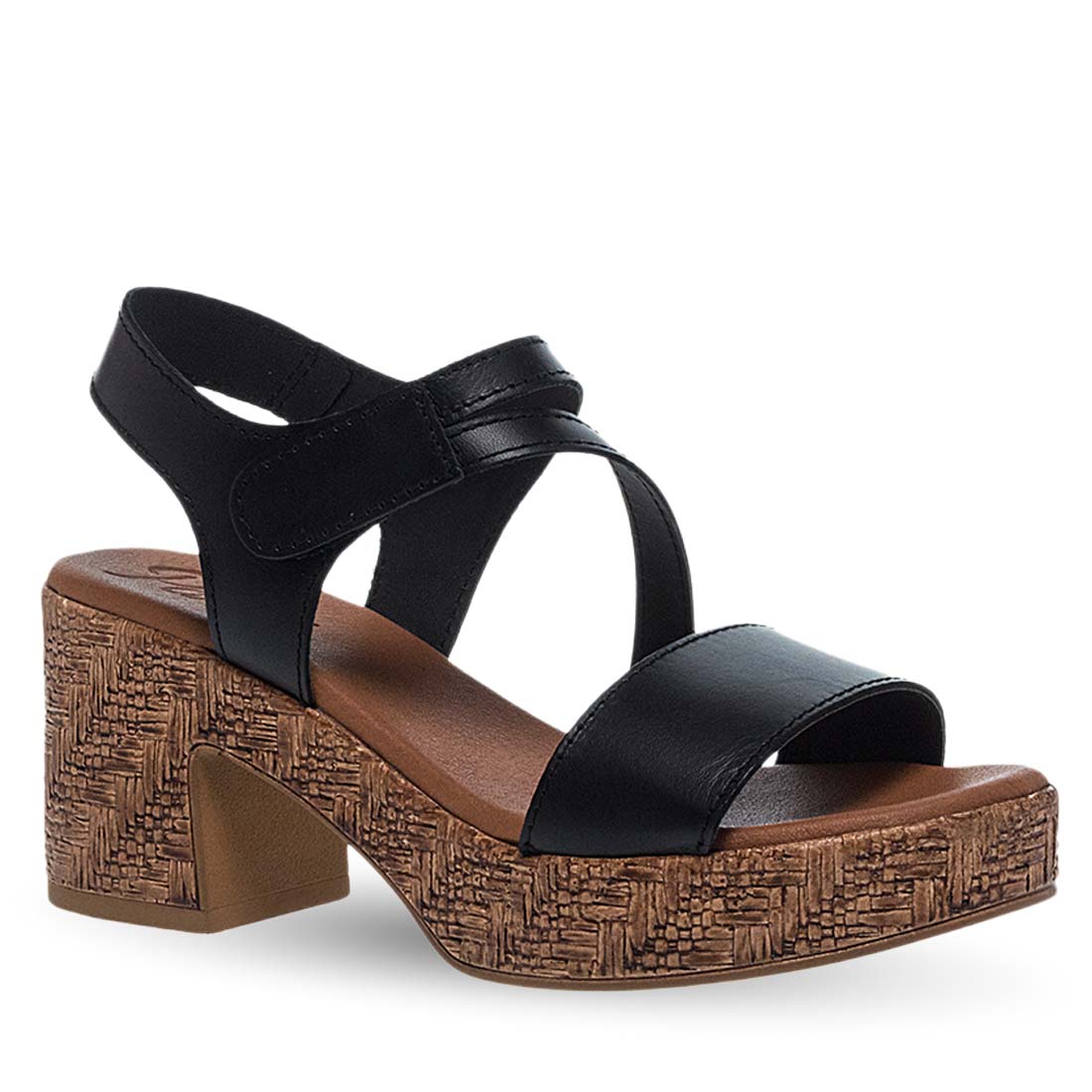 Γυναικεία Δερμάτινα Πέδιλα Με Τακούνι Parex 11633227